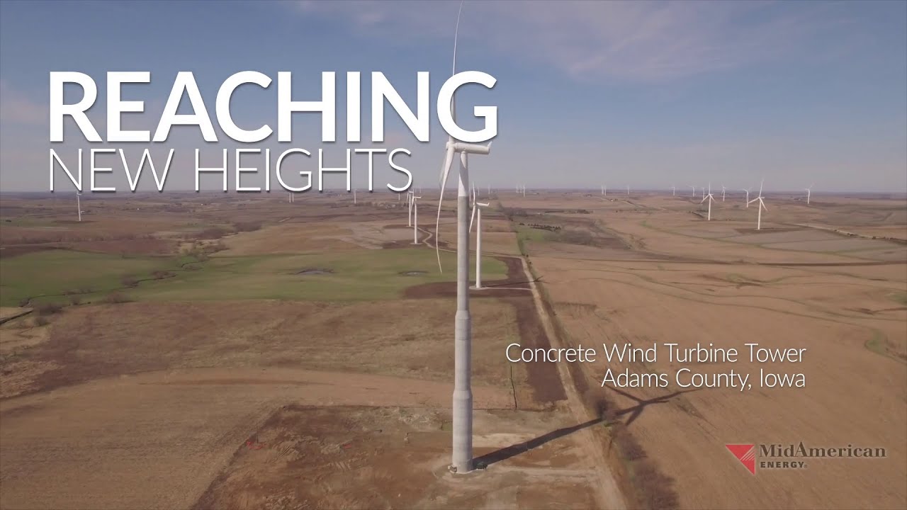 MidAmerican Energy Company Concrete Wind Turbine